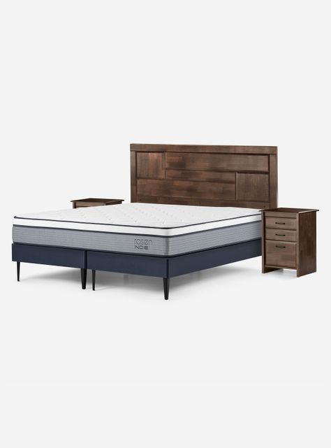 Cama Europea Indie King + Set Muebles Dolce-0