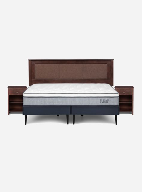 Cama Europea Indie King + Set de Muebles Rachel-1