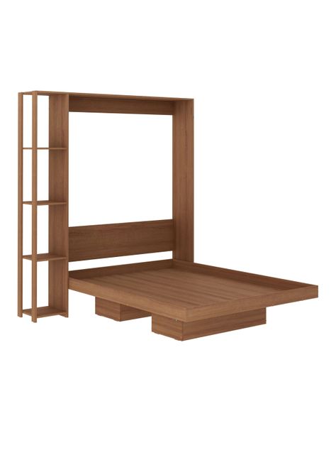 Cama Funcional Full Somier Abatible Frontal-0