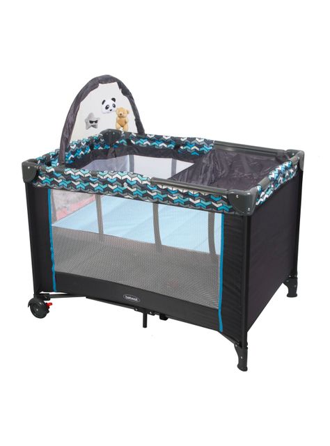 Cuna Corral Pack and Play Sleep II Azul Bebesit-0