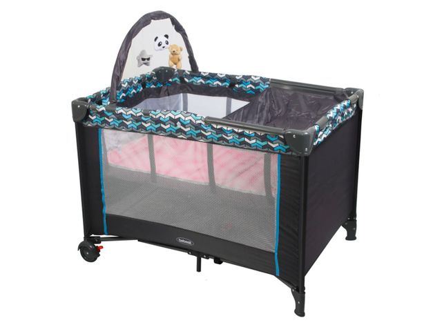 Cuna Corral Pack and Play Sleep II Rosada Bebesit-4