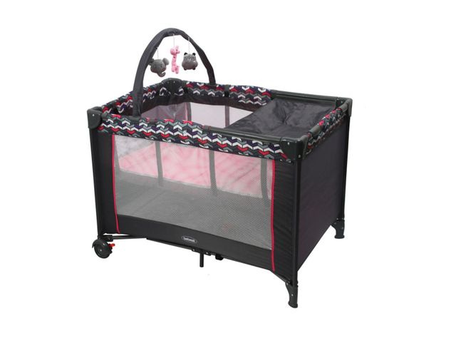 Cuna Corral Pack and Play Sleep II Rosada Bebesit-0