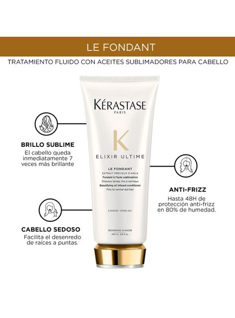 Acondicionador Kérastase Brillo Sublime Le Fondant Elixir Ultime 200 ml-3