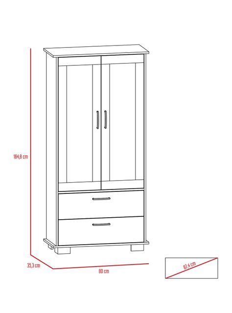 Rack TV 58" + Vitrina Classic Color-2