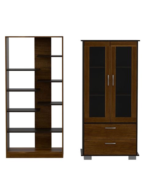 Set Biblioteca + Vitrina Classic-3