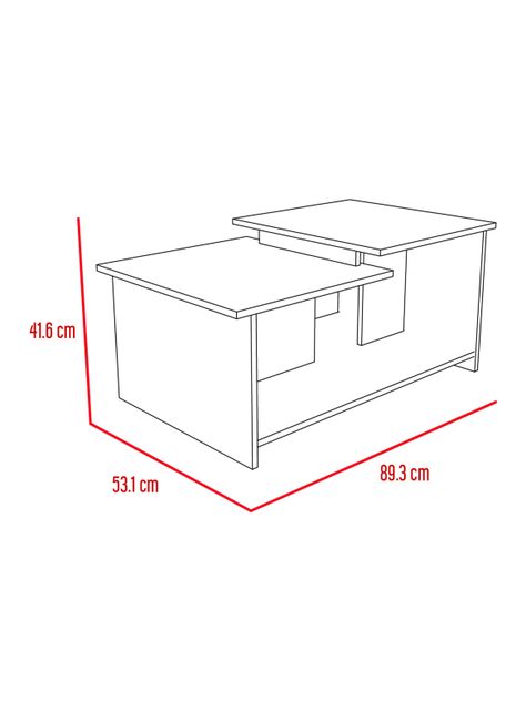 Rack TV 46" + Mesa de Centro Optimus-1