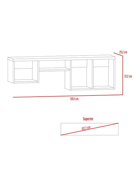 Panel TV 55" + Repisa The Wall-1