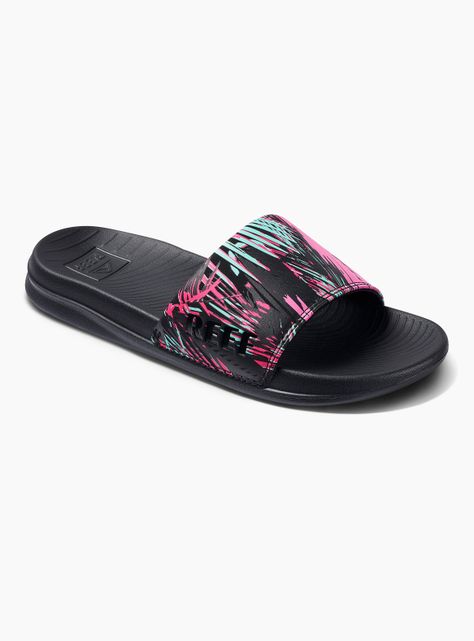 Sandalia Palm Fronds One Slide Mujer-1