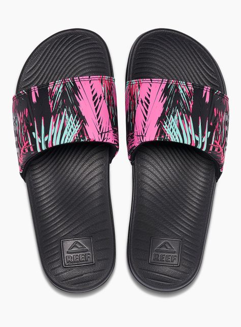 Sandalia Palm Fronds One Slide Mujer-0