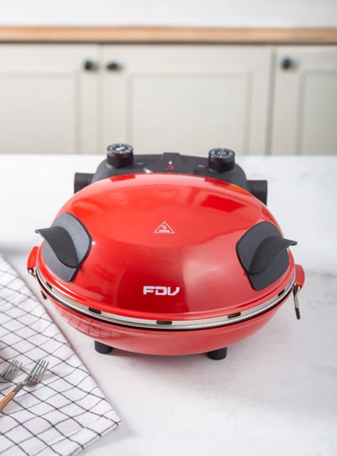 Horno Eléctrico para Pizza Rojo Nápoles-3