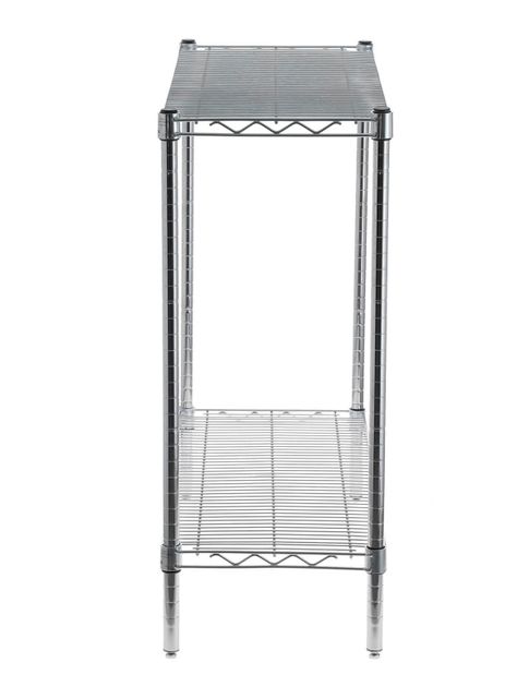 Estante Acero Cromado 36 x 91 x 84 cm 2 Repisas-2