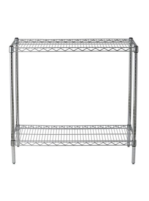 Estante Acero Cromado 46 x 91 x 84 cm 2 Repisas-1