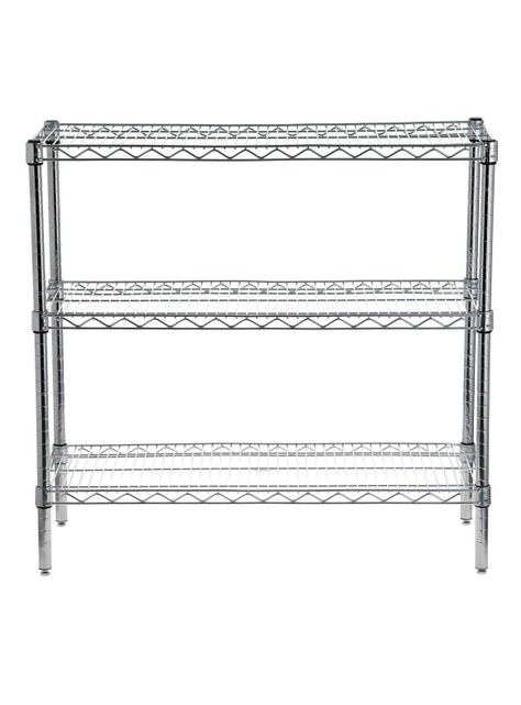 Estante Acero Cromado 36 x 91 x 84 cm 3 Repisas-1