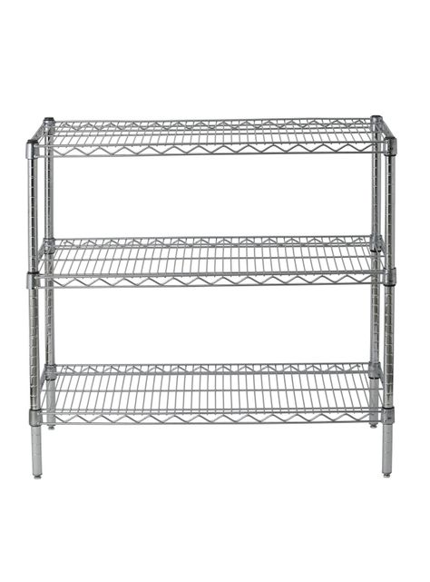 Estante Acero Cromado 46 x 91 x 84 cm 3 Repisas-1