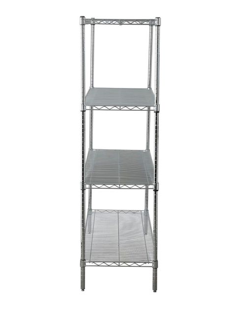 Estante Acero Cromado 46 x 152 x 160 cm 4 Repisas-2