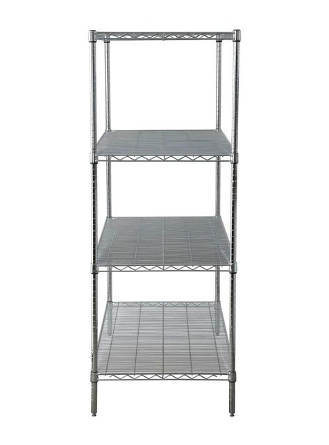 Estante Acero Cromado 61 x 152 x 160 cm 4 Repisas-2