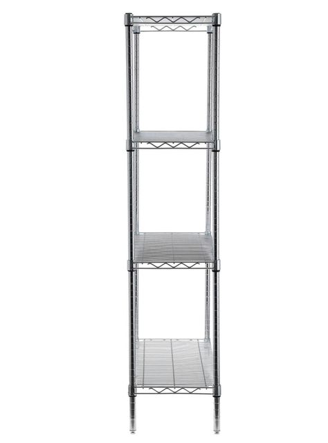 Estante Acero Cromado 36 x 91 x 160 cm 4 Repisas-2