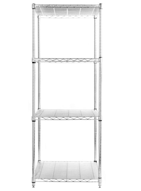 Estante Acero Cromado 61 x 91 x 160 cm 4 Repisas-2