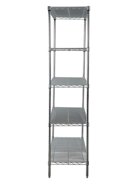 Estante Acero Cromado 46 x 152 x 188 cm 5 Repisas-2