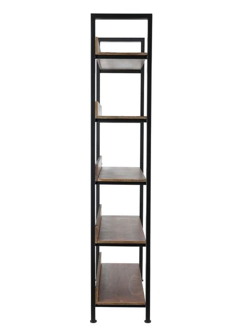 Estante Acero Repisas de Madera 35 x 90 x 180 cm-5