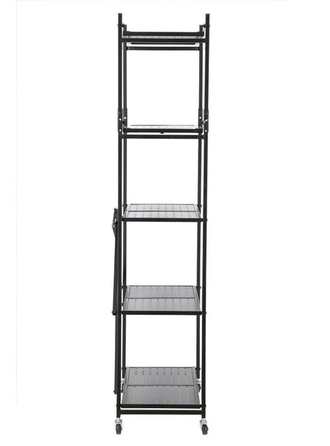 Estante Plegable Acero con Ruedas-2