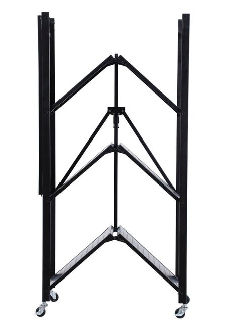 Estante Plegable Acero con Ruedas-3