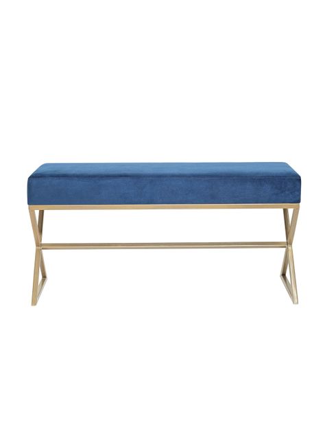 Banqueta Cairo Gold Felpa-0