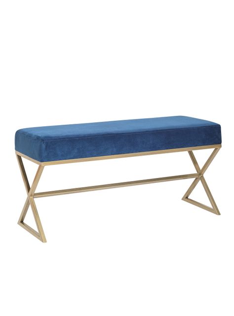 Banqueta Cairo Gold Felpa-2