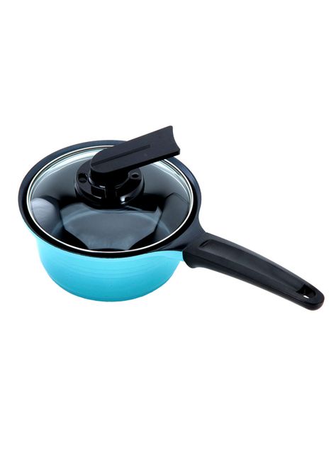 Olla Cacerola con Mango 18 cm 1.8 Litros Azul Natural-1