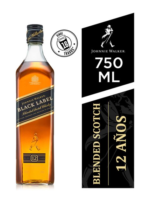 Whisky Johnnie Walker Black Label 750 ml-0