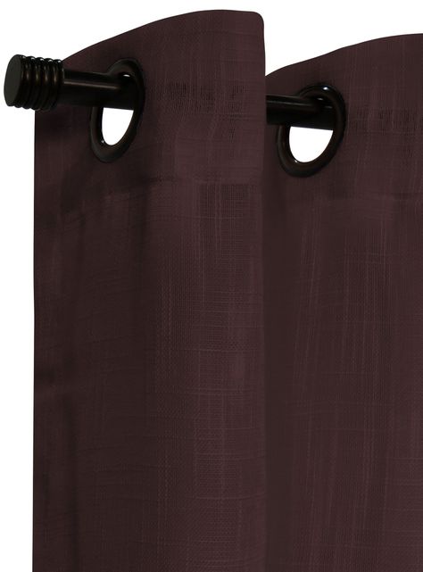 Set Idetex Cortinas Velo Lino 140 x 220 cm Café Idetex-1
