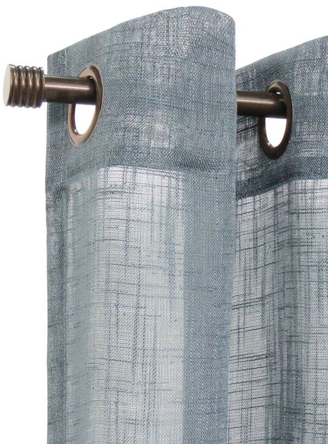 Set Idetex Cortinas Velo Lino 140 x 220 cm Grafito Idetex-1