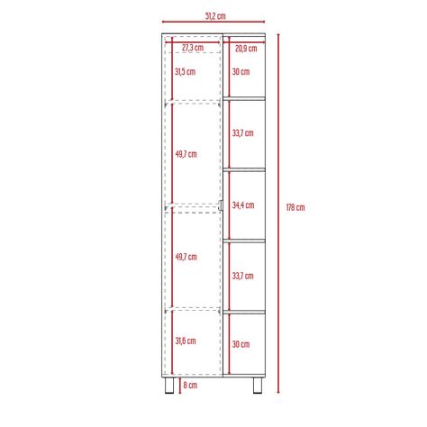Muebles de Cocina: Microondas + Optimizador Diseño 4 TuHome-1