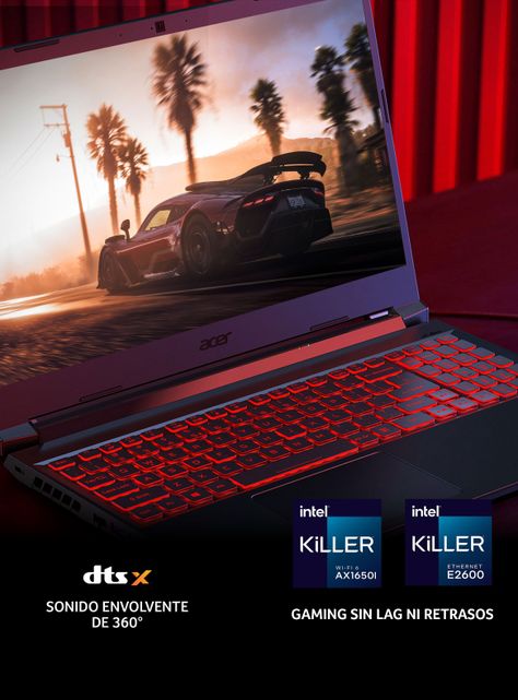 Notebook Gamer Nitro 5 AN515-57-5069-4 Intel Core i5 Nvidia GeForce RTX 3050 4GB GDDR6 16GB RAM 512GB SSD 15.6"-5