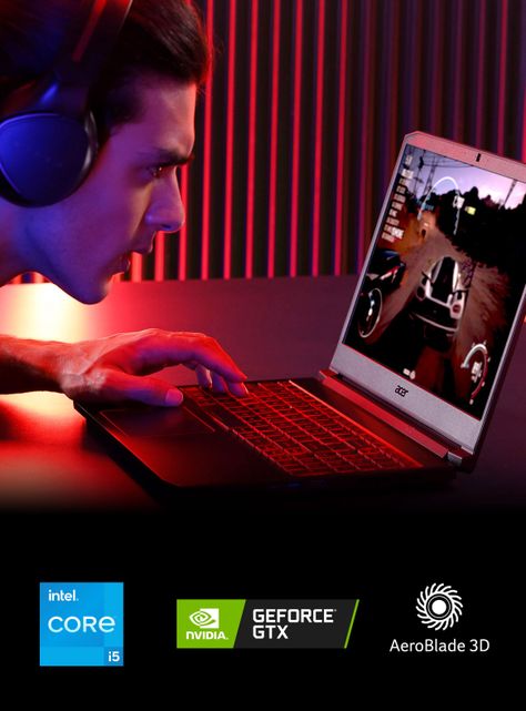 Notebook Gamer Nitro 5 AN515-57-5069-4 Intel Core i5 Nvidia GeForce RTX 3050 4GB GDDR6 16GB RAM 512GB SSD 15.6"-4