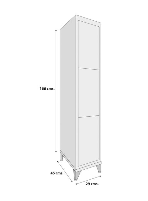 Locker Acero KE103 3P Maletek-2