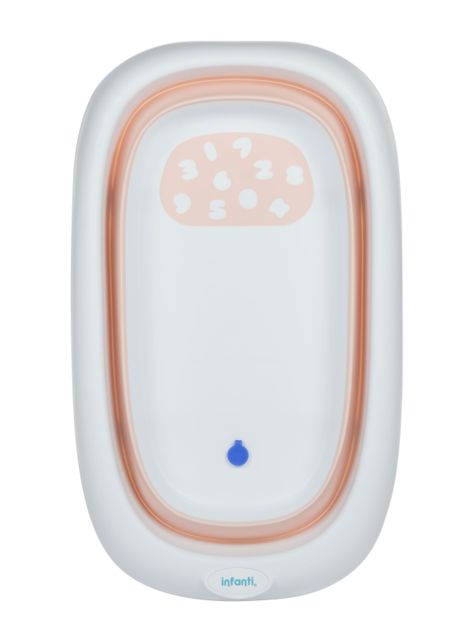 Bañera Plegable Números Rosado-4