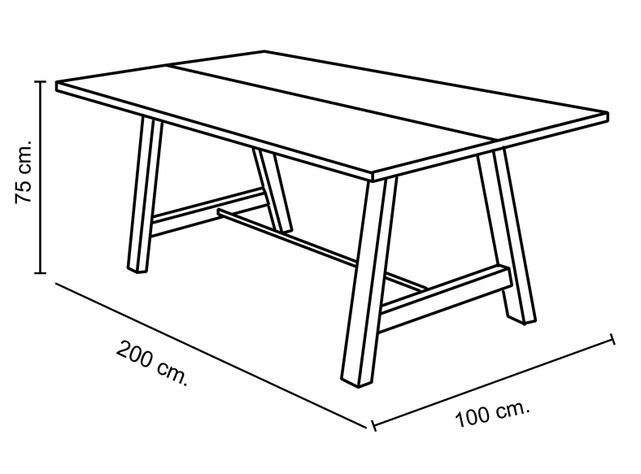 Mesa de Comedor Mango Dora Decora-1