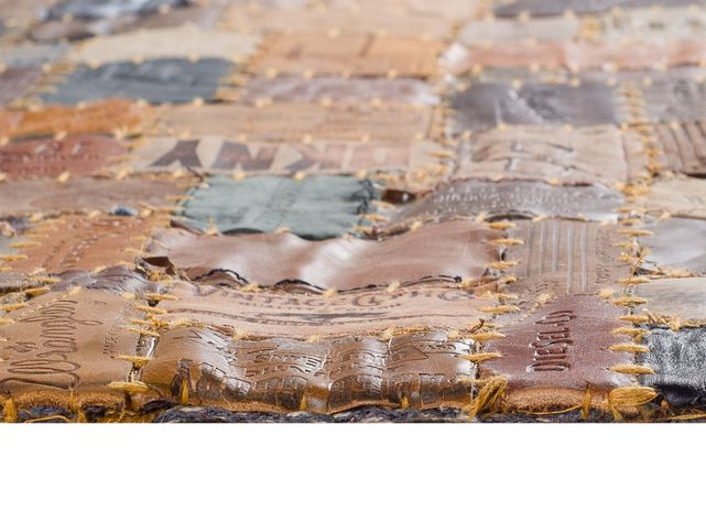 Alfombra Patch Leather 140 x 200 cm-1