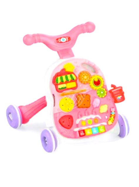 Completo Caminador Evolutivo 4 Funciones Rosado-0