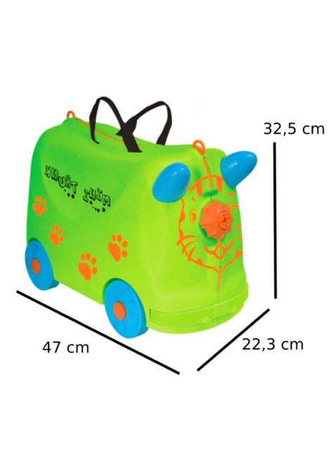 Maleta Verde con Ruedas-3