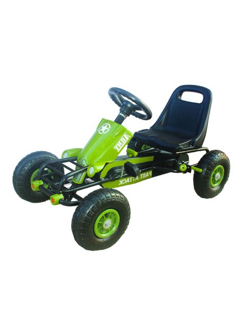 Auto a Pedal Go Kart Racin XL Verde-1