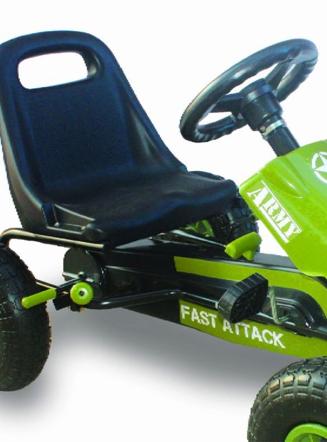 Auto a Pedal Go Kart Racin XL Verde-2