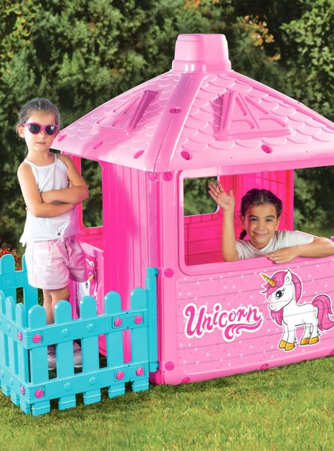 Casa de Juego con Jardín Unicornio-4