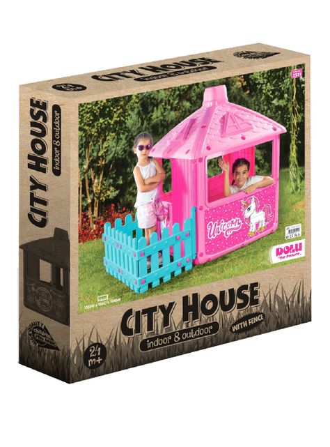 Casa de Juego con Jardín Unicornio-3