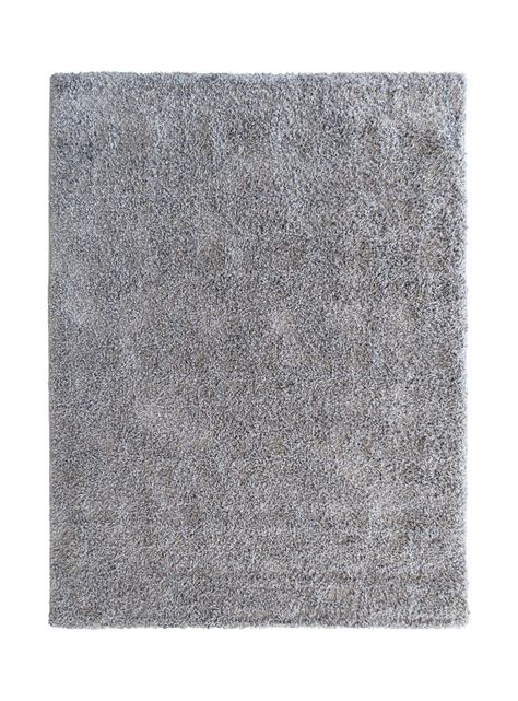 Bajada de Cama 50 x 100 cm Idetex Shaggy Lisa Gris-0