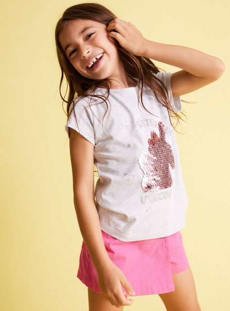 Polera con Estampado Lentejuelas Reversibles-0