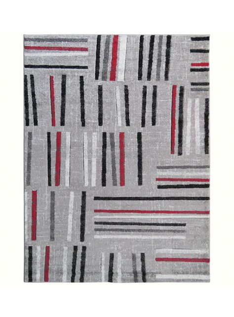 Alfombra Frize Carved Florida D5 170x230 cm Red-0