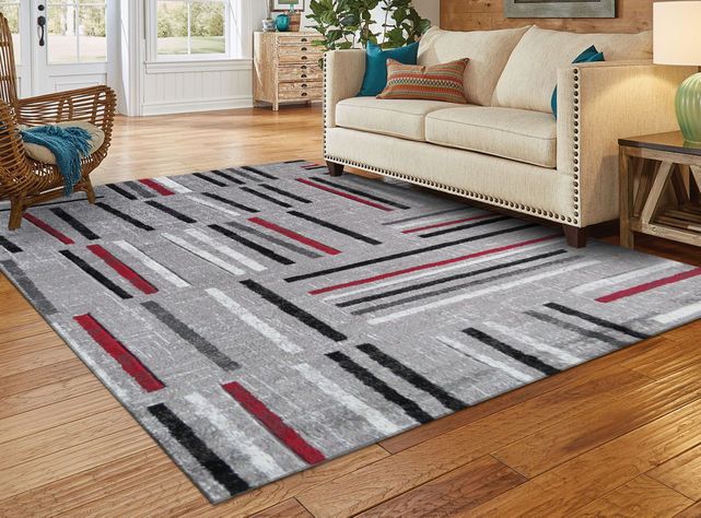 Alfombra Frize Carved Florida D5 170x230 cm Red-2