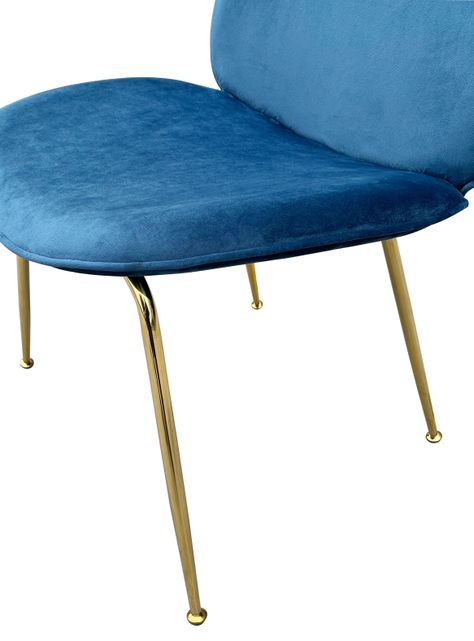 Par de Sillas de Comedor Century Velvet-3